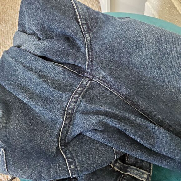 Volcom Vorta Slim Straight Jeans Mens Size 34 Medium Wash Stretch Denim Skater - Picture 10 of 12